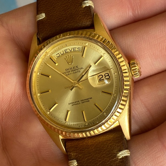 Rolex Day Date Ref 1803 Champagne Spanish Dial 70s - Picture 4 of 7